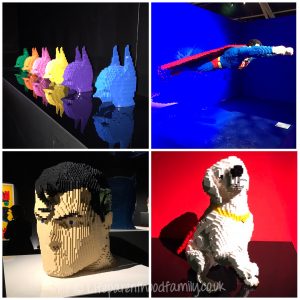 The Art of the Brick DC Super Heroes Collage | Lifeparenthoodfamily.co.uk
